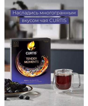 CURTIS Black tea in bags of 100 pcs with northern berries - Buy Online on GoSupps.com