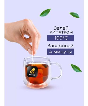 CURTIS Black tea in bags of 100 pcs with northern berries - Buy Online on GoSupps.com