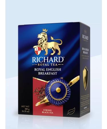 Tea black leaf richard 180 g. Breakfast - Buy Online on GoSupps.com