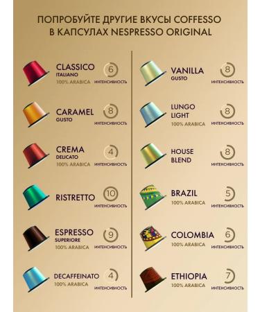 COFFESSO Coffee in coffee machine capsules 20 pcs Lungo - Buy Online on GoSupps.com