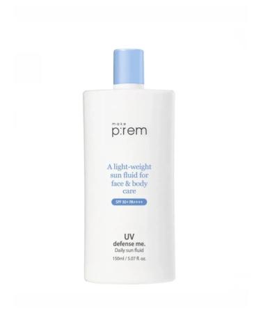 make prem Sunwall fluid UV Defense Me. Daily Sun Fluid Korea - Buy Online on GoSupps.com