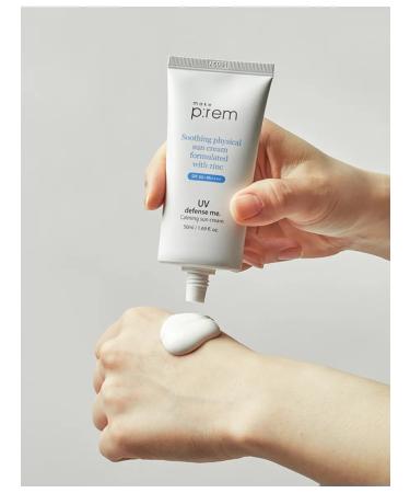 make prem Uv Defense Me Sunwall Cream. Calming Sun Cream 50ml - Buy Online on GoSupps.com