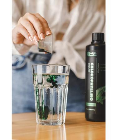 Origin - for health and beauty Chlorophyll bio 500 ml of food liquid concentrate detox dietary supplement - Buy Online on GoSupps.com