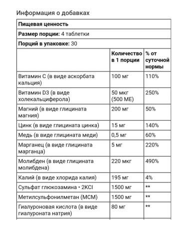 21st Century Glucosamine chondroitin MSM vitamin D3 - Buy Online on GoSupps.com