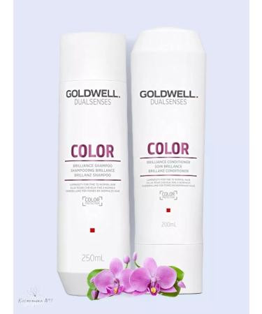 Goldwell Color brilliance shampoo and air conditioning for dyed hair