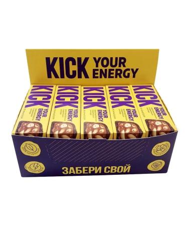 Kickyourenergy Kick Arachis bar in caramel chocolate 3pcs - Buy Online on GoSupps.com