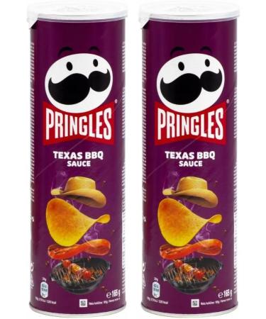 Pringles Potato chips with the taste "Texas bbq sause" 2 pcs*165 g - Buy Online on GoSupps.com