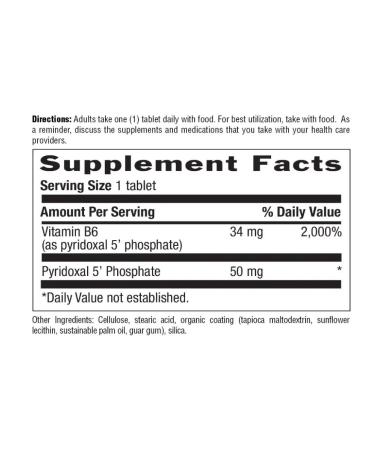 Country Life P5P Vitamin B6 Iherb Pyridoxal-5-phosphate 50 mg - Buy Online on GoSupps.com