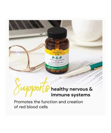 Country Life P5P Vitamin B6 Iherb Pyridoxal-5-phosphate 50 mg - Buy Online on GoSupps.com