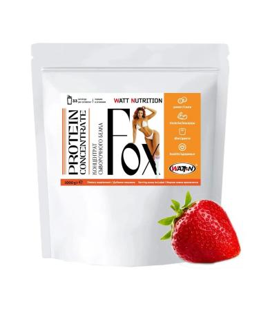 WATT NUTRITION Whey Fox Protein protein 80% 1000 g strawberries
