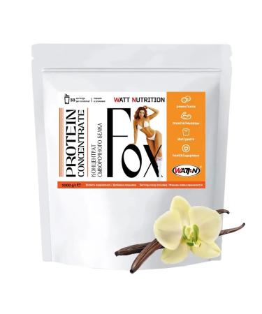 WATT NUTRITION Protein Whey Fox Protein 80% 1000 gr vanilla