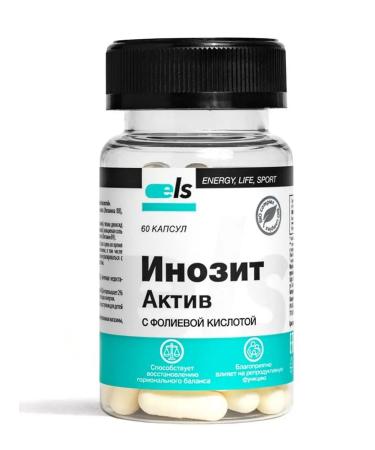 ELS Inositol with folic acid 1000 mg. For the balance of hormones - Buy Online on GoSupps.com