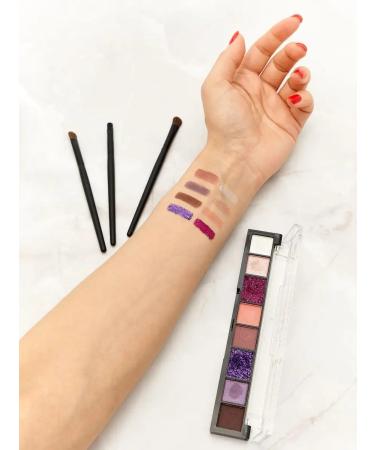Silvana Official Palette of shadows for the eyelids 3D shimmering and matte nude No. 6 - Buy Online on GoSupps.com
