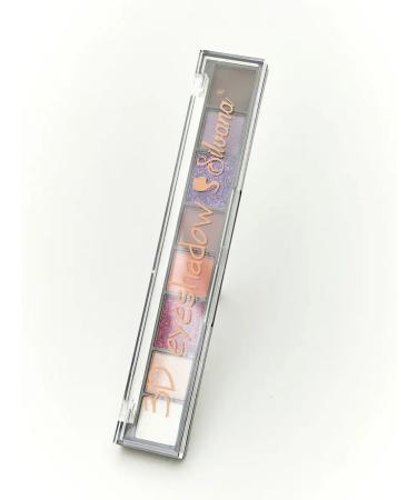 Silvana Official Palette of shadows for the eyelids 3D shimmering and matte nude No. 6 - Buy Online on GoSupps.com