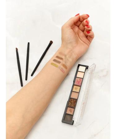 Silvana Official Palette of shadows for the eyelids 3D shimmering and matte nude No. 2 - Buy Online on GoSupps.com