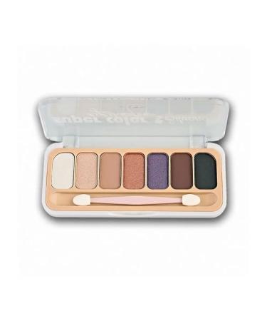 Silvana Official Palette of shadows for eyelids flickering and matte nude No. 3