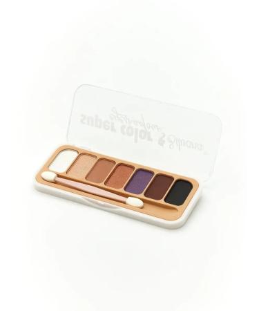 Silvana Official Palette of shadows for eyelids flickering and matte nude No. 3 - Buy Online on GoSupps.com