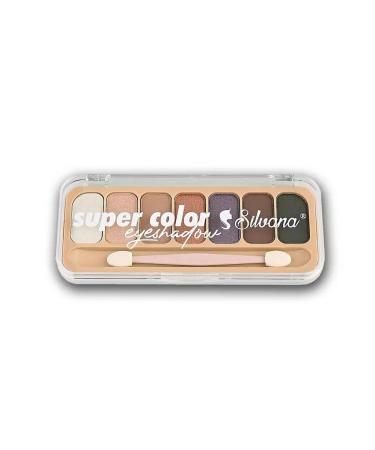 Silvana Official Palette of shadows for eyelids flickering and matte nude No. 3 - Buy Online on GoSupps.com