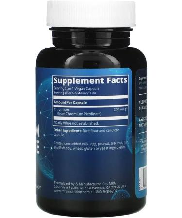 Chrome Picoline 200 g 100 vegan capsules - Buy Online on GoSupps.com