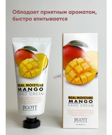 Jigott Hand cream Real Moisture Mango Hand Cream Korea - Buy Online on GoSupps.com
