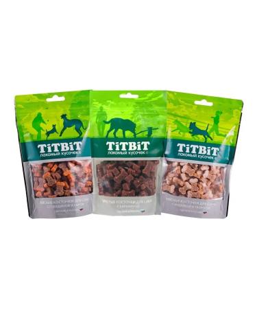 Titbit Carnation for dogs Bones for training 3 in 1 - Buy Online on GoSupps.com