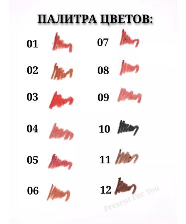 Sabbi Cosmetics A set of cosmetic pencils for lips and eyes - Buy Online on GoSupps.com