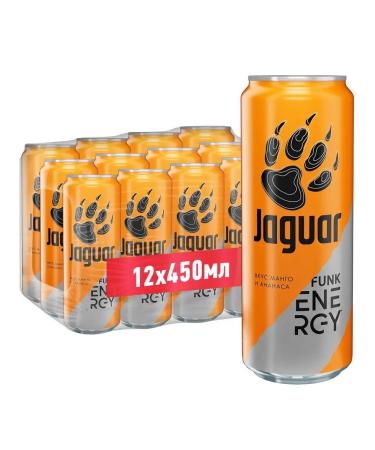 Jaguar Energy Drink Energetic Jaguar Funk 0.45 l x 12 pcs. F
