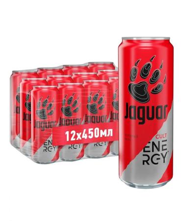 Jaguar Energy Drink Energetic Jaguar Cult 0.45 l x 12 pcs. F