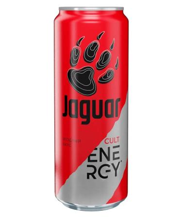Jaguar Energy Drink Energetic Jaguar Cult 0.45 l x 12 pcs. F - Buy Online on GoSupps.com