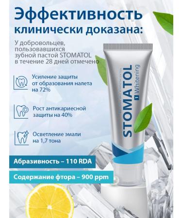 Stomatol Dental paste whitening against caries 30 g - Buy Online on GoSupps.com