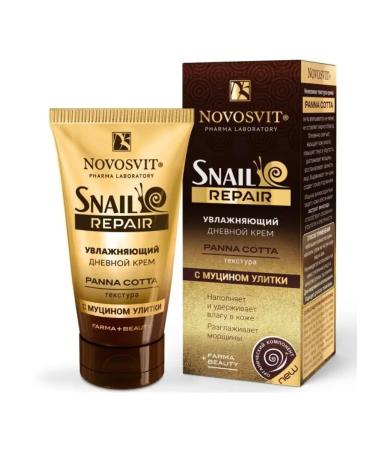 Novosvit Facial day cream with snail mucin 50 ml