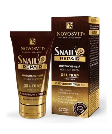 Novosvit Nightnight for face cream with snail mucin 50 ml