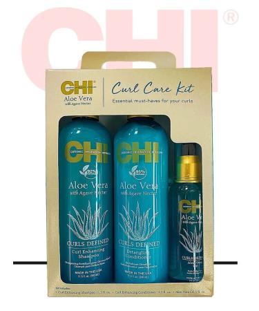 chi Aloe Vera Curl Care Kit - set for curly hair