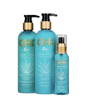 chi Aloe Vera Curl Care Kit - set for curly hair - Buy Online on GoSupps.com