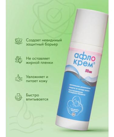 Aflokrem Cream for sensitive skin Emolent 50 ml 0+ - Buy Online on GoSupps.com