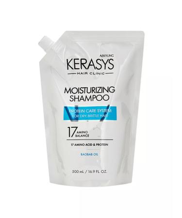 KeraSys Moisturizing hair shampoo 500ml (doy-pak)