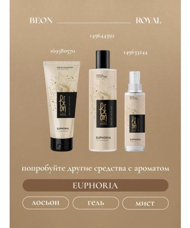 Beon Cream - body lotion perfumed Euphoria 200ml - Buy Online on GoSupps.com
