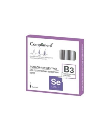Compliment Constitutional lotion from selenium hair loss+ 7x10ml - Buy Online on GoSupps.com