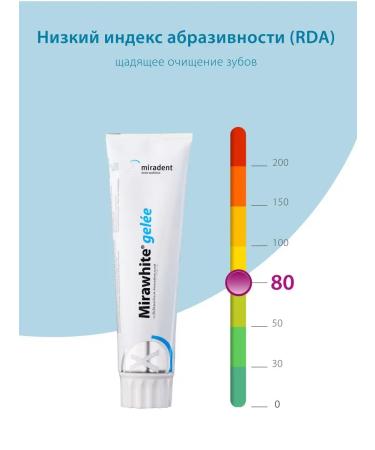 miradent Mirawhite Gelee for cleansing of dental pigmentation 100ml - Buy Online on GoSupps.com