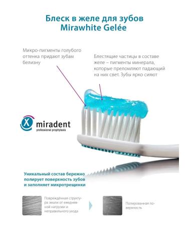 miradent Mirawhite Gelee for cleansing of dental pigmentation 100ml - Buy Online on GoSupps.com