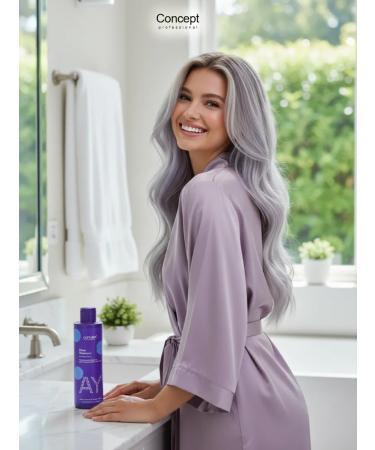 concept Tinted shampoo to neutralize yellowness 300 ml - Buy Online on GoSupps.com