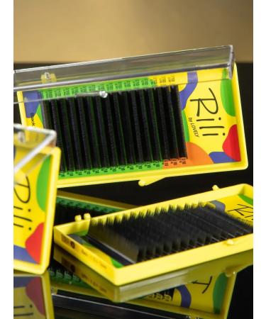 RILI Black eyelashes for building M 0.10 13mm - Buy Online on GoSupps.com