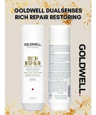 Goldwell Rich repair Shampoo and air conditioning for damaged hair - Buy Online on GoSupps.com