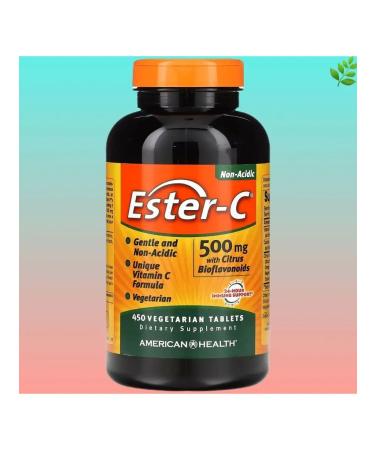 American Health Ester-C with citrus bioflavonoids 500 mg 450 pieces