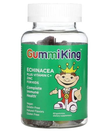 GummiKing Echinacea vitamin C and zinc for children 60 tablets
