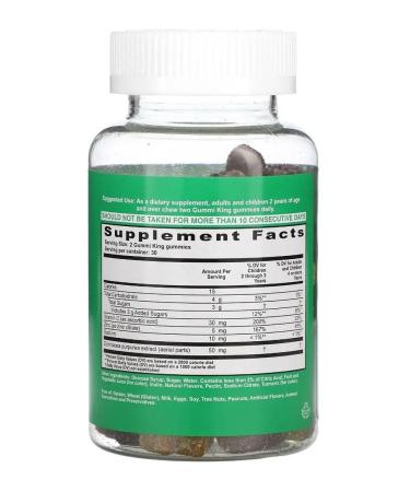 GummiKing Echinacea vitamin C and zinc for children 60 tablets - Buy Online on GoSupps.com
