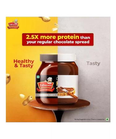 Jabsons Arachis paste chocolate 320g Indian - Buy Online on GoSupps.com