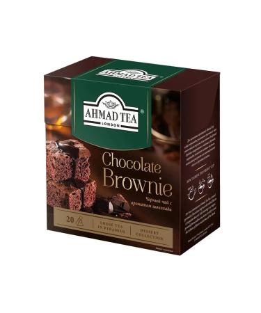 Ahmad Tea Tea in pyramids black Chocolate Brownie 20 bags 6pcs - Buy Online on GoSupps.com