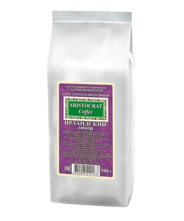 ARISTOCRAT Coffee Irish natural liquor soluble package 500 g - Buy Online on GoSupps.com