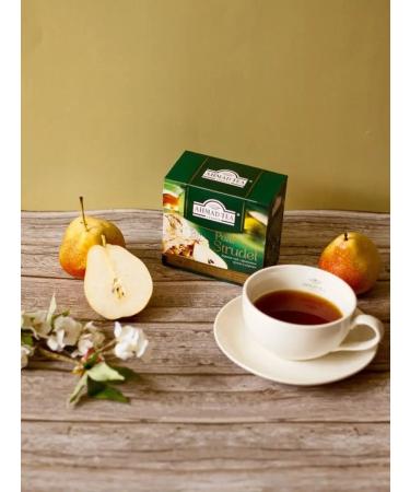 Ahmad Tea Tea in pyramids Black Pear Strudel 20 bags 4pcs - Buy Online on GoSupps.com